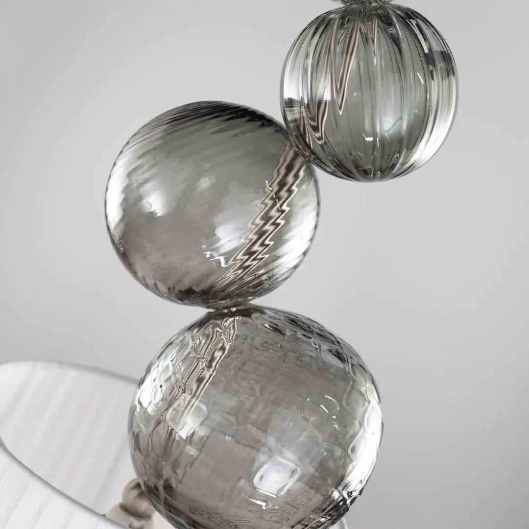 1 light pendant with glass spheres