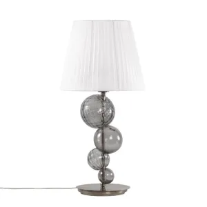 1 light table lamp with lampshade