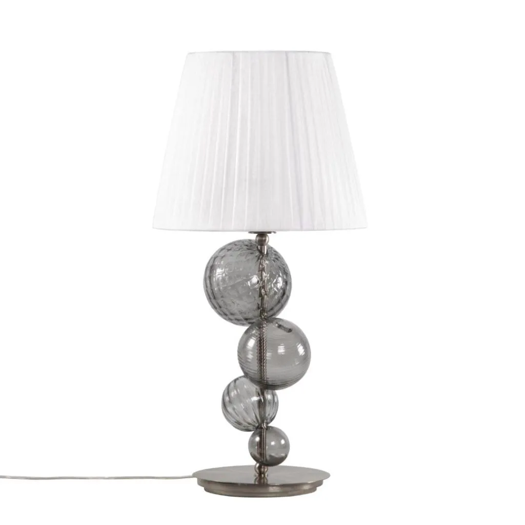 1 light table lamp with lampshade