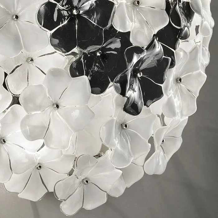 1970S-Style Flower Ceiling  Light In The Cenedese Style