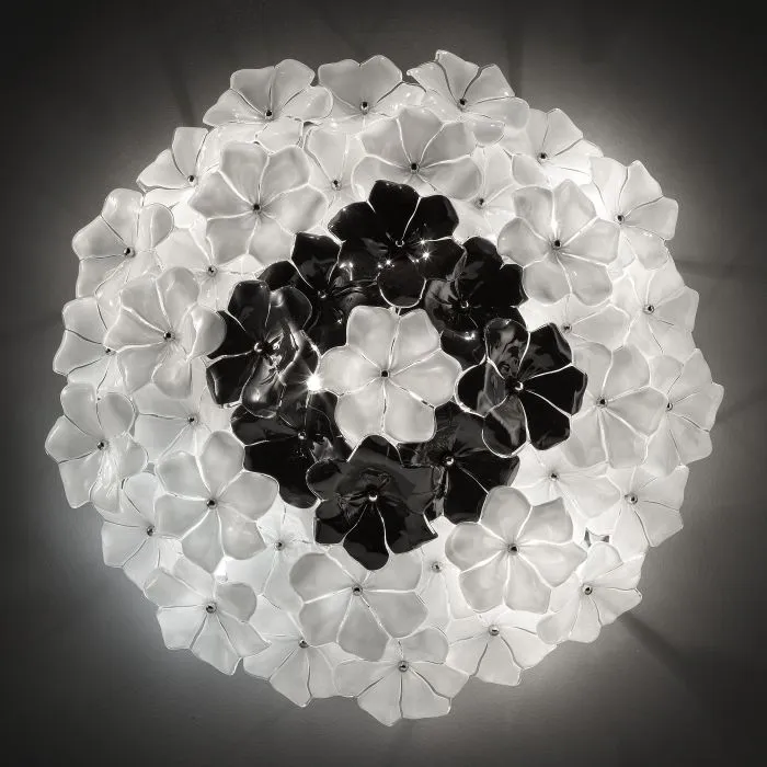 1970S-Style Flower Ceiling  Light In The Cenedese Style