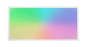 2PK 2x4 RGB LED Back-Lit Flat Panel, 4,961 Lumens, 40W, 3500-5000K, 120-277V
