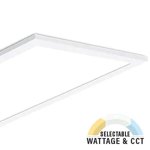 2PK LED 2X4 SPEC-SELECT™ Back Lit Flat Panel, Wattage and CCT Selectable, Dimmable, 120-277V