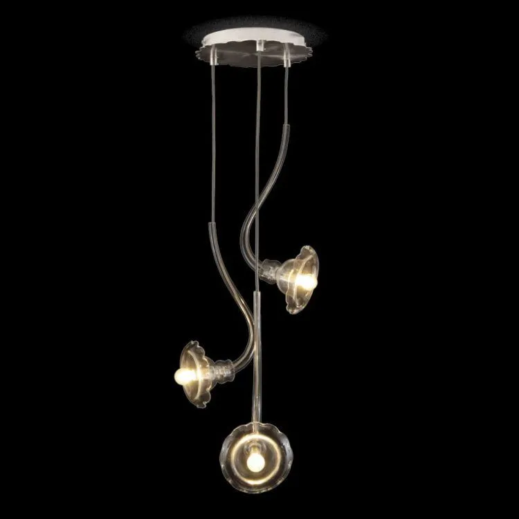 3 light Murano glass Pendant Lamp