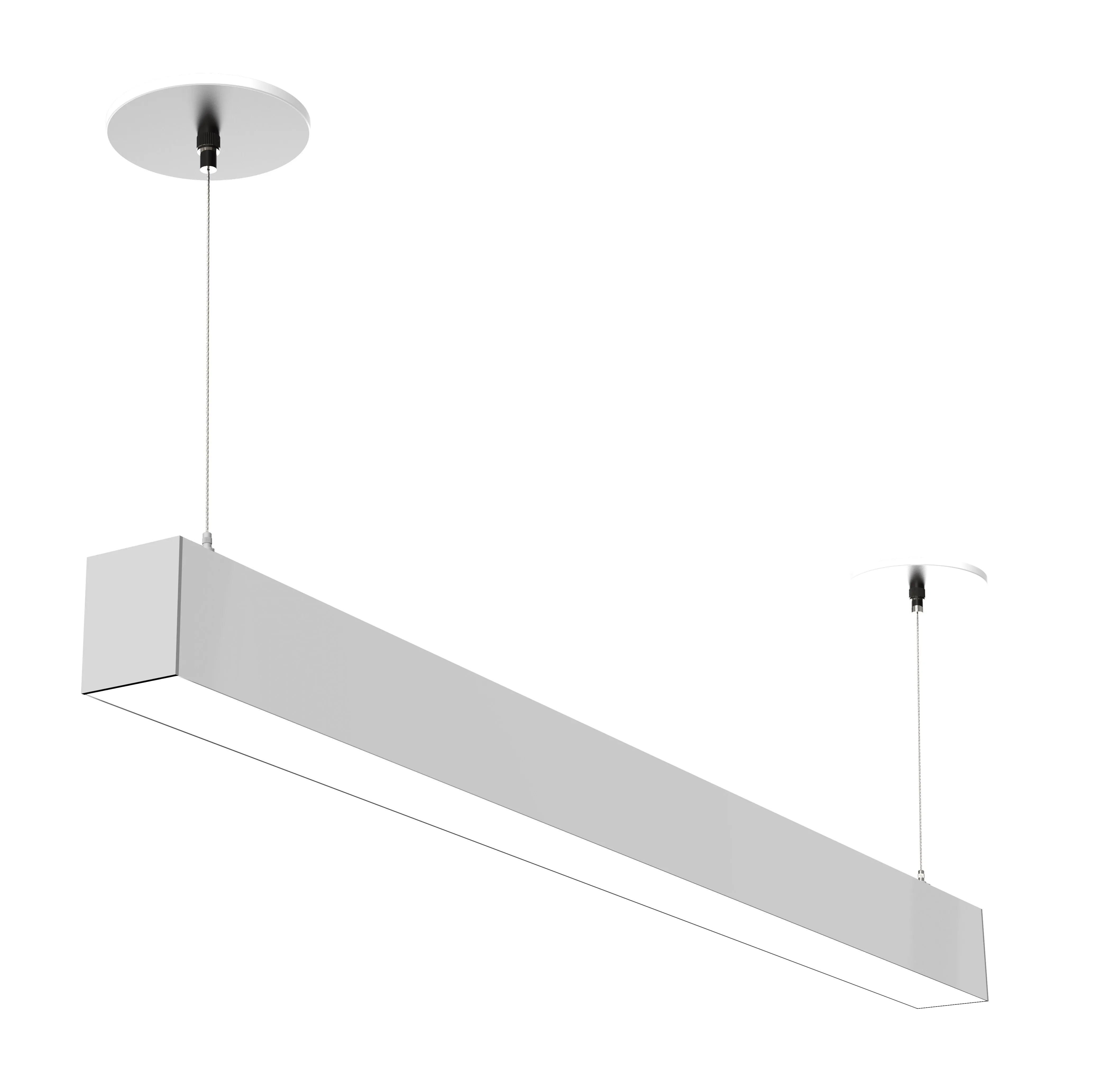 4 FT LED Linear Fixture, 4800 Lumen Max, 40 Watt, CCT Selectable,  120-277V, Black, White or Silver Finish
