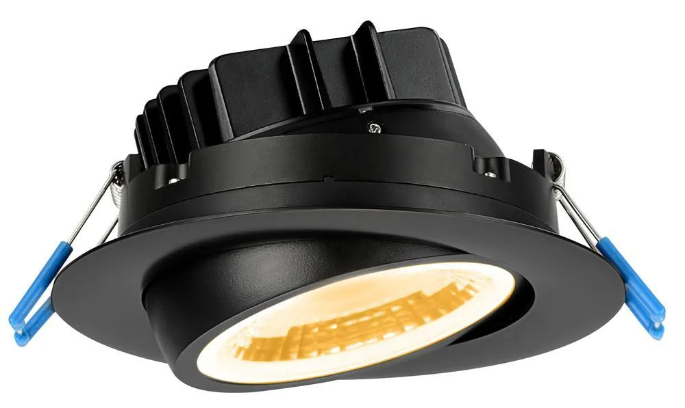 4″ Round Eyeball Gimbal LED, 15W, High Output, Selectable CCT and Multiple Finishes