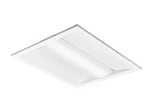 4PK 2 x 2 Foot LED Center Basket Troffer with Switched Color Temp 3500K, 4100K, 5000K, Variable Watts 40, 50, 60 watt