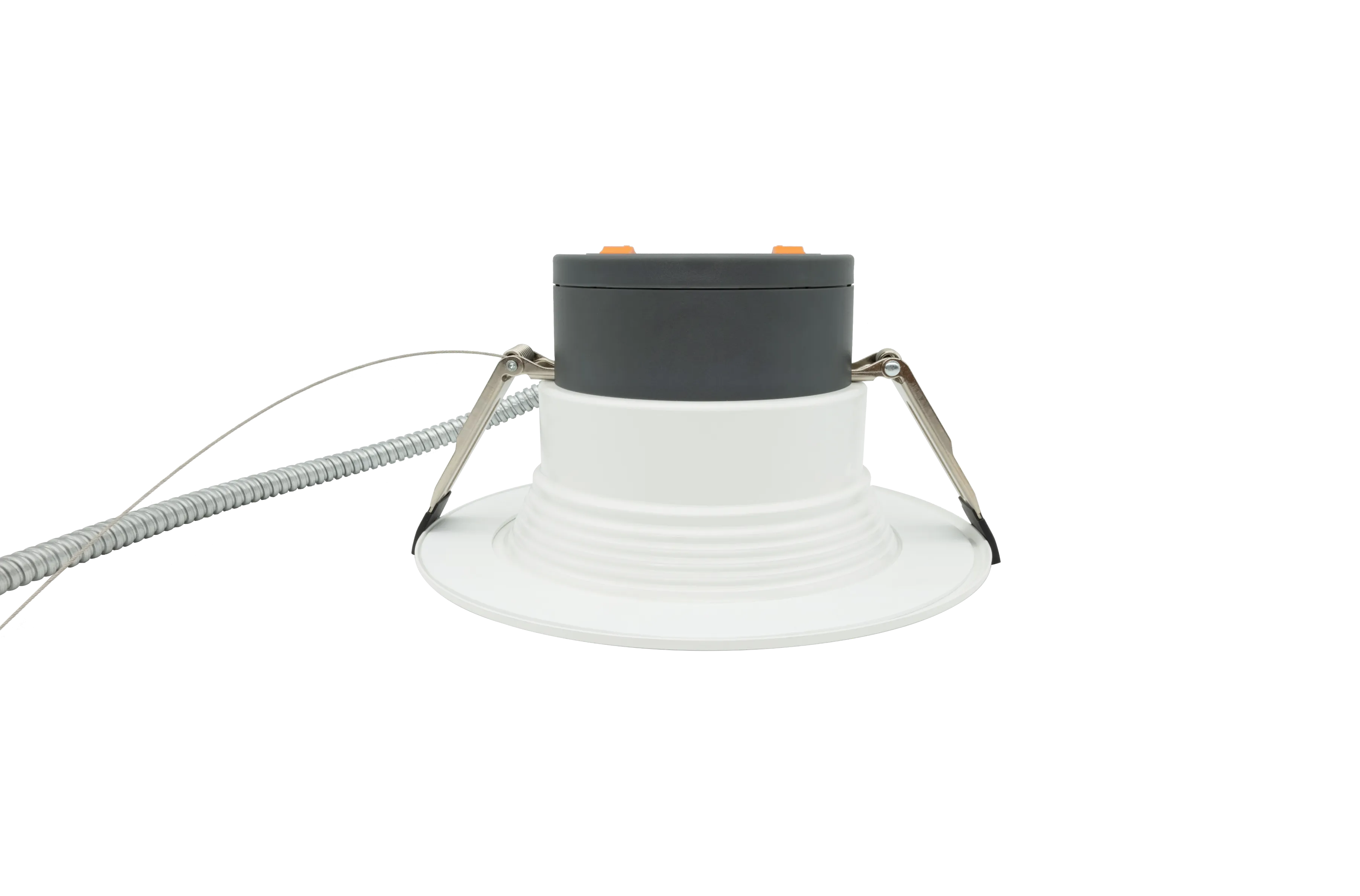 6" Architectural Downlight, 2000 Lumens, Wattage Selectable 10W/15W/20W, 120-277V, CCT Selectable 2700K/3000K/3500K/4000K/5000K