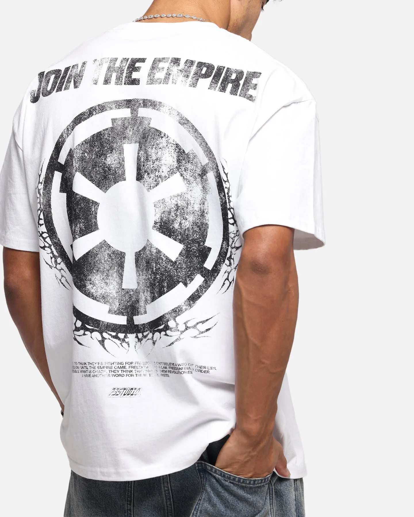 73 Studio Star Wars Join The Empire Vintage T-Shirt White