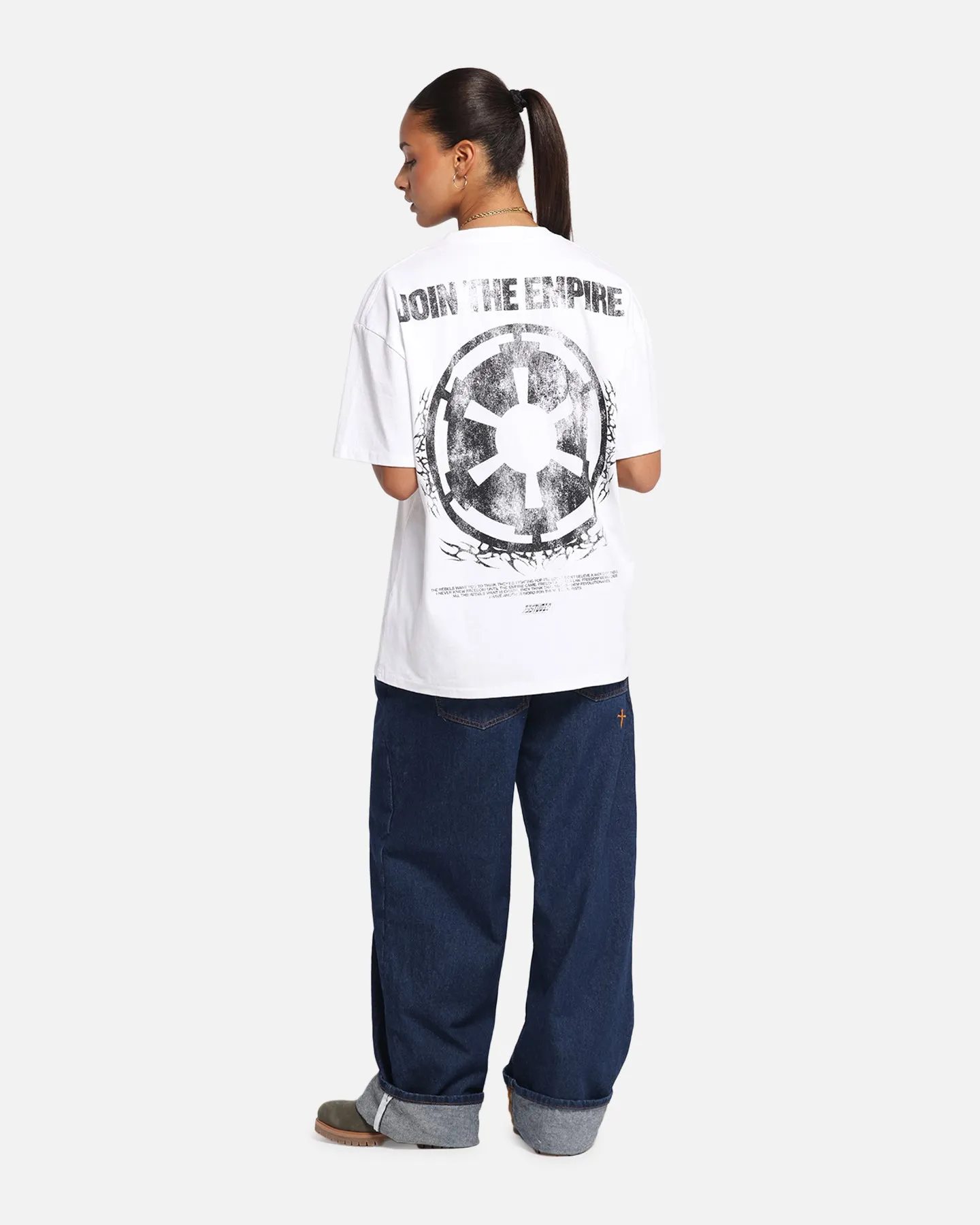 73 Studio Star Wars Join The Empire Vintage T-Shirt White