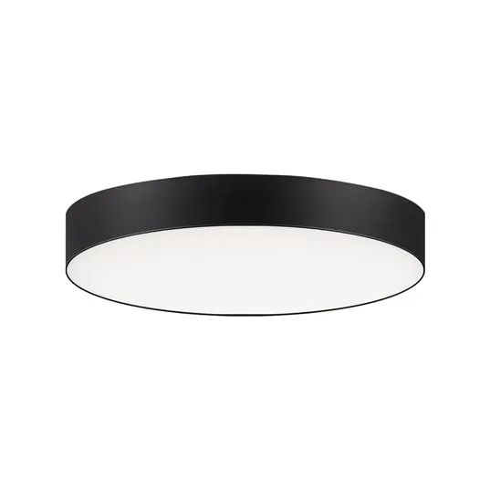 7" LED Flush Mount, 1,100 Lumens, 15W, 3000K, 120-277V, Black or White Finish