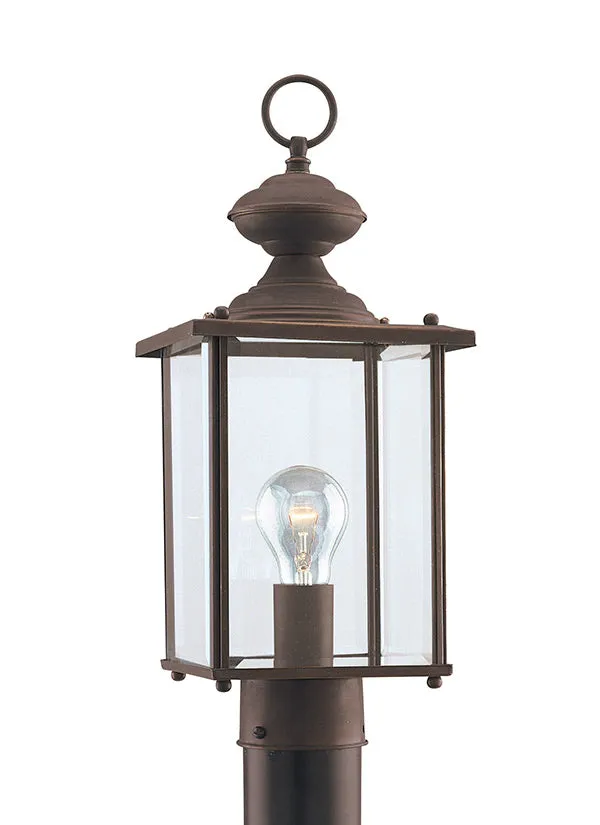 8257-12, One Light Outdoor Post Lantern , Jamestowne Collection