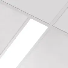 8FT Slim 4" Linear Recessed Light, 3400 Lumen Max, Wattage and CCT Selectable, 110-277V