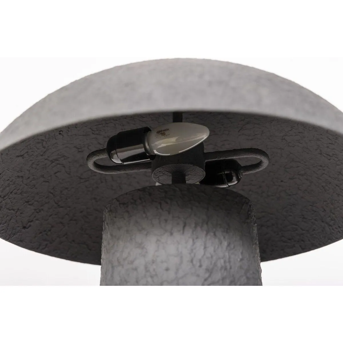 Abbott Table Lamp - Matte Black Plaster