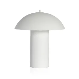 Abbott Table Lamp - Matte White Plaster