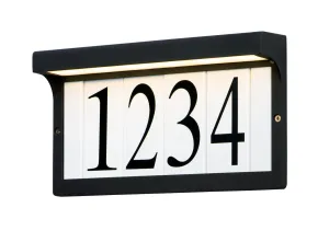 Address LED Outdoor Wall Sconce