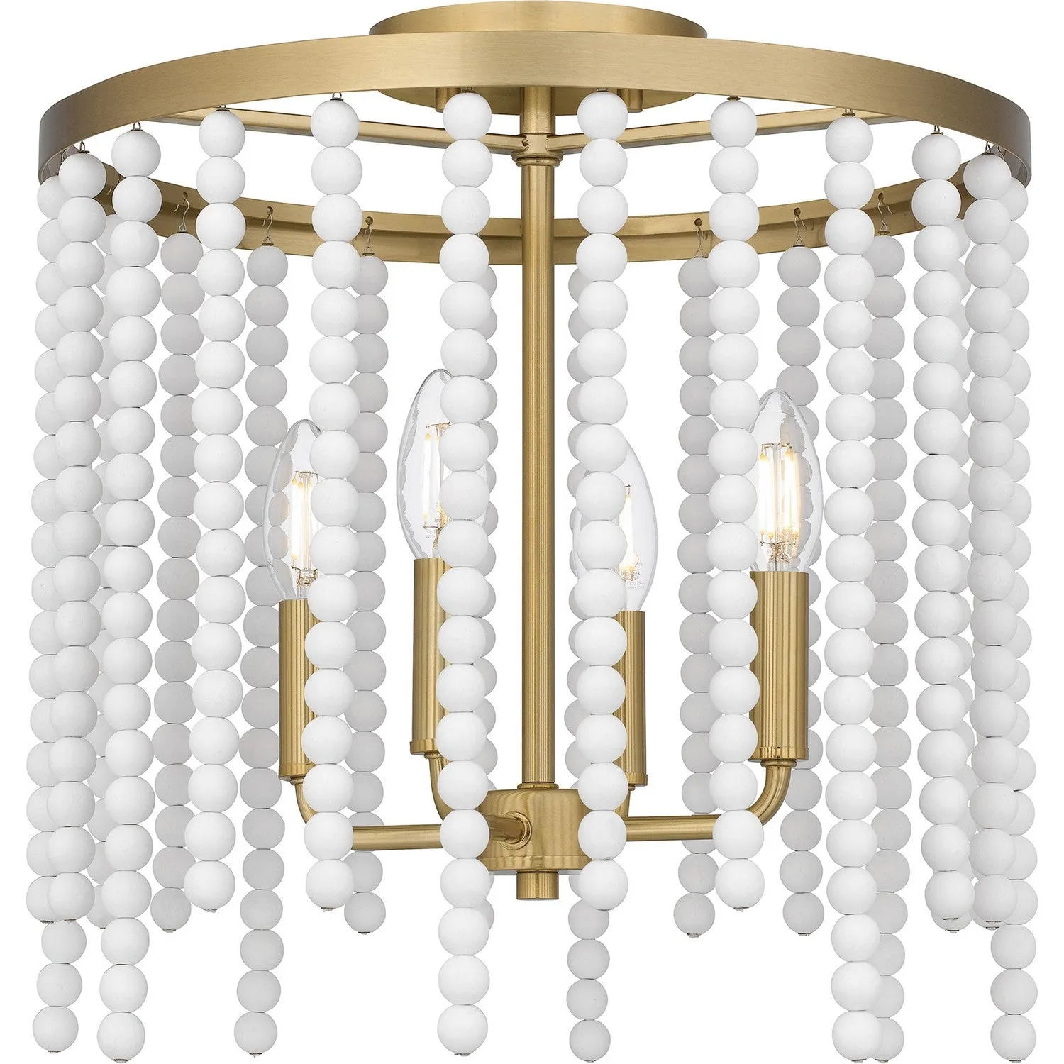 Apelle Four Light Semi Flush Mount