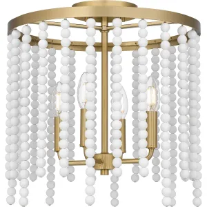Apelle Four Light Semi Flush Mount