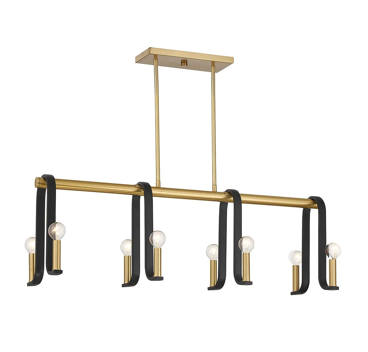 Archway Eight Light Linear Chandelier