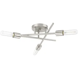 Astra Collection Three-Light 18" Semi-Flush Mount Light