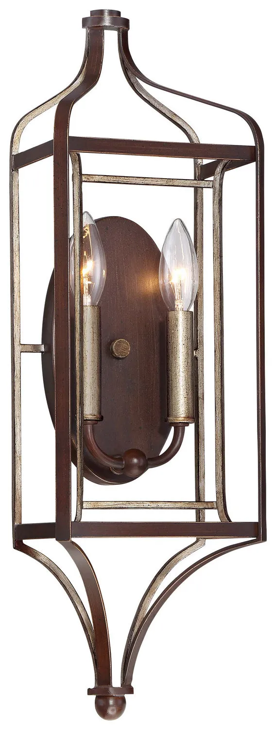 Astrapia Two Light Wall Sconce