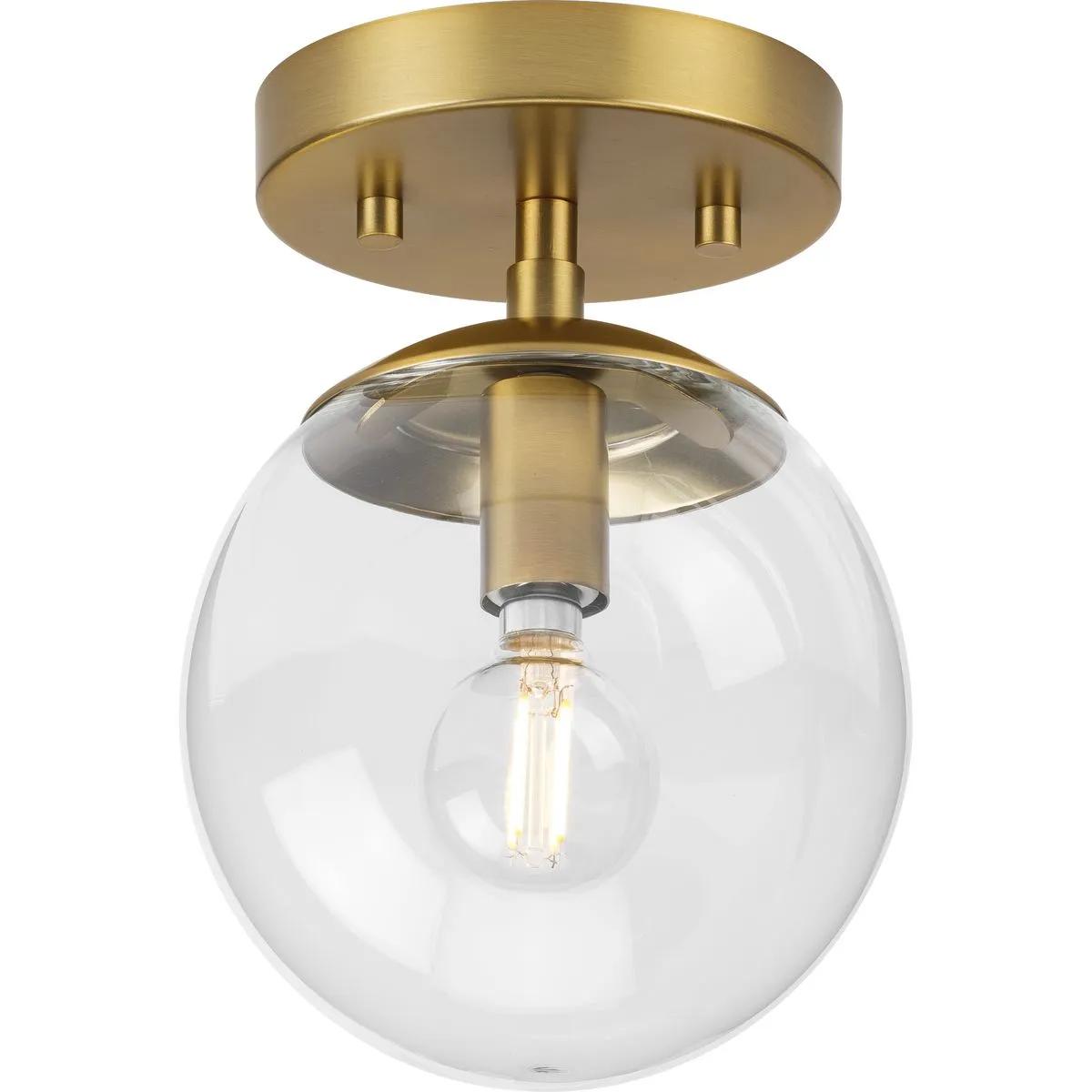 Atwell Collection One-Light Semi-Flush Mount
