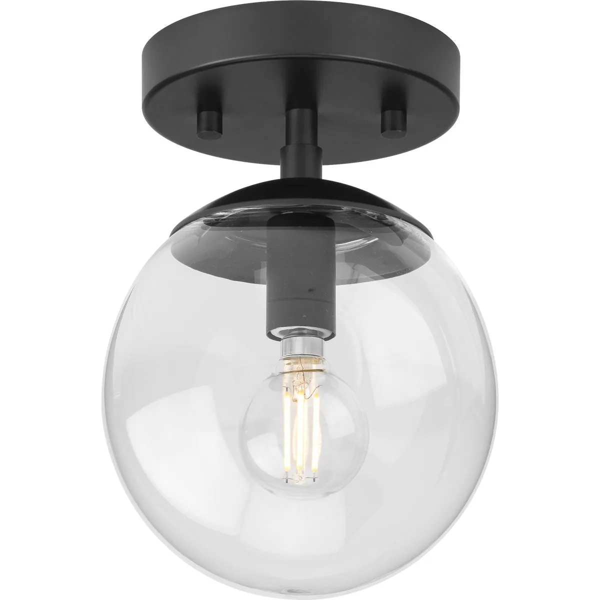 Atwell Collection One-Light Semi-Flush Mount