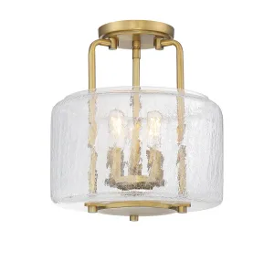 Avalon Three Light Semi-Flush Mount