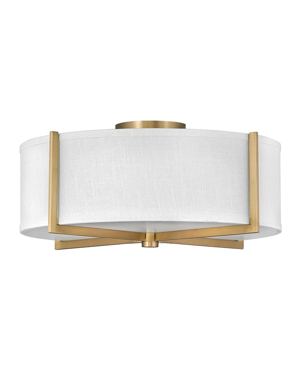 Axis Off White LED Semi-flush Mount