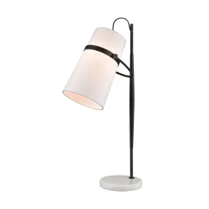 Banded Shade One Light Table Lamp