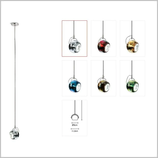 Beluga Colour D57 A11 Adjustable Pendant Spotlight