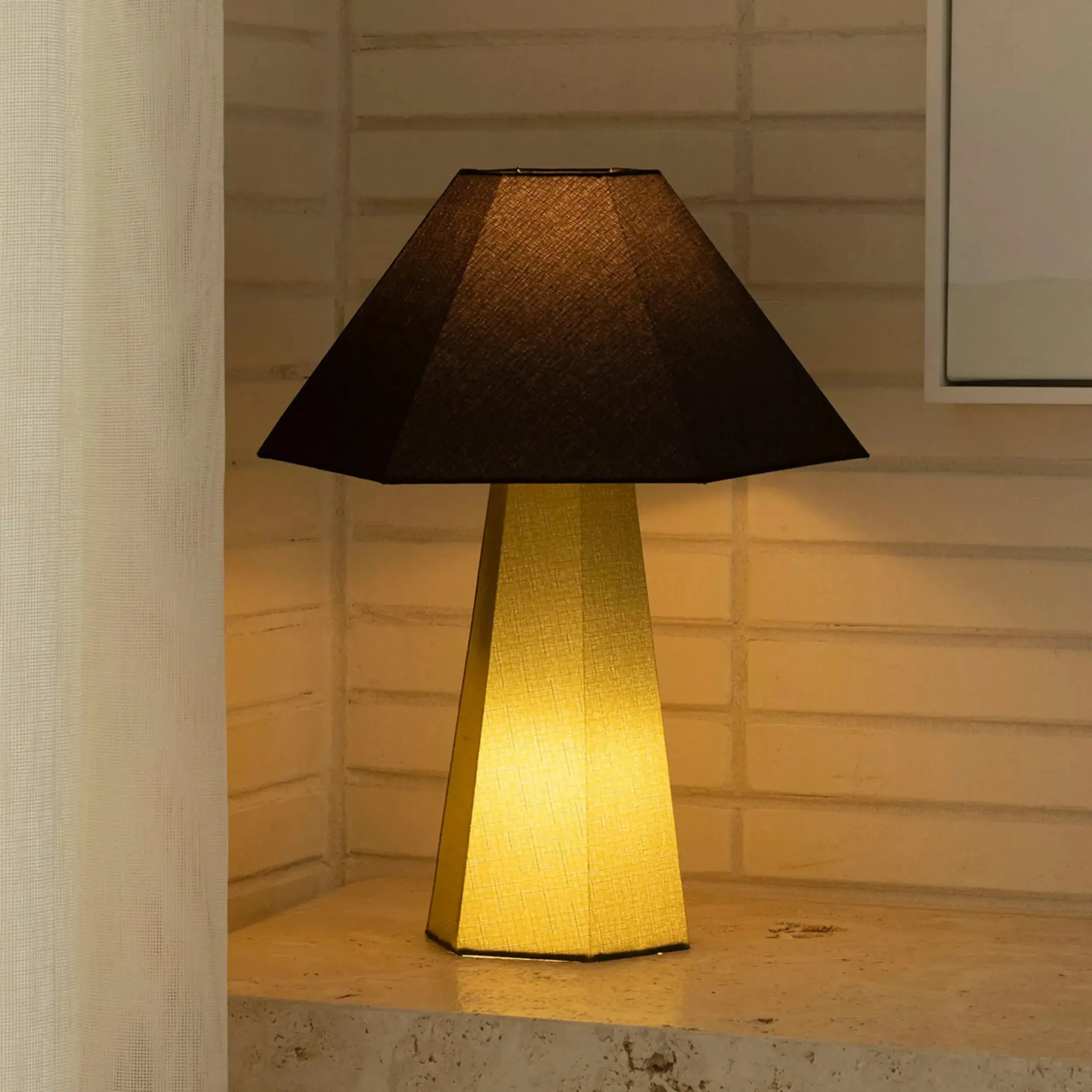Blake Table Lamp - Noir Olive