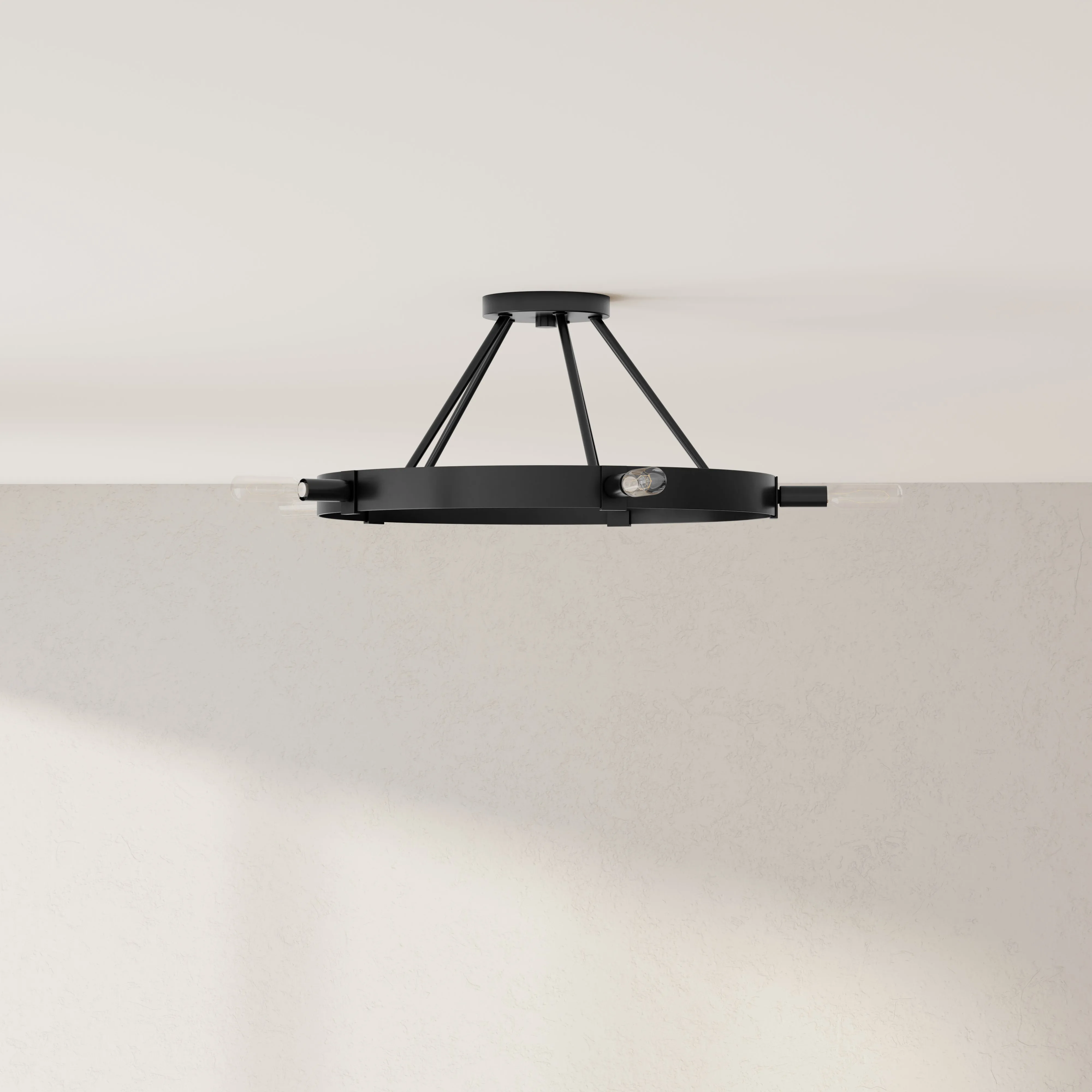 Breckenridge Collection Five-Light Semi-Flush Mount