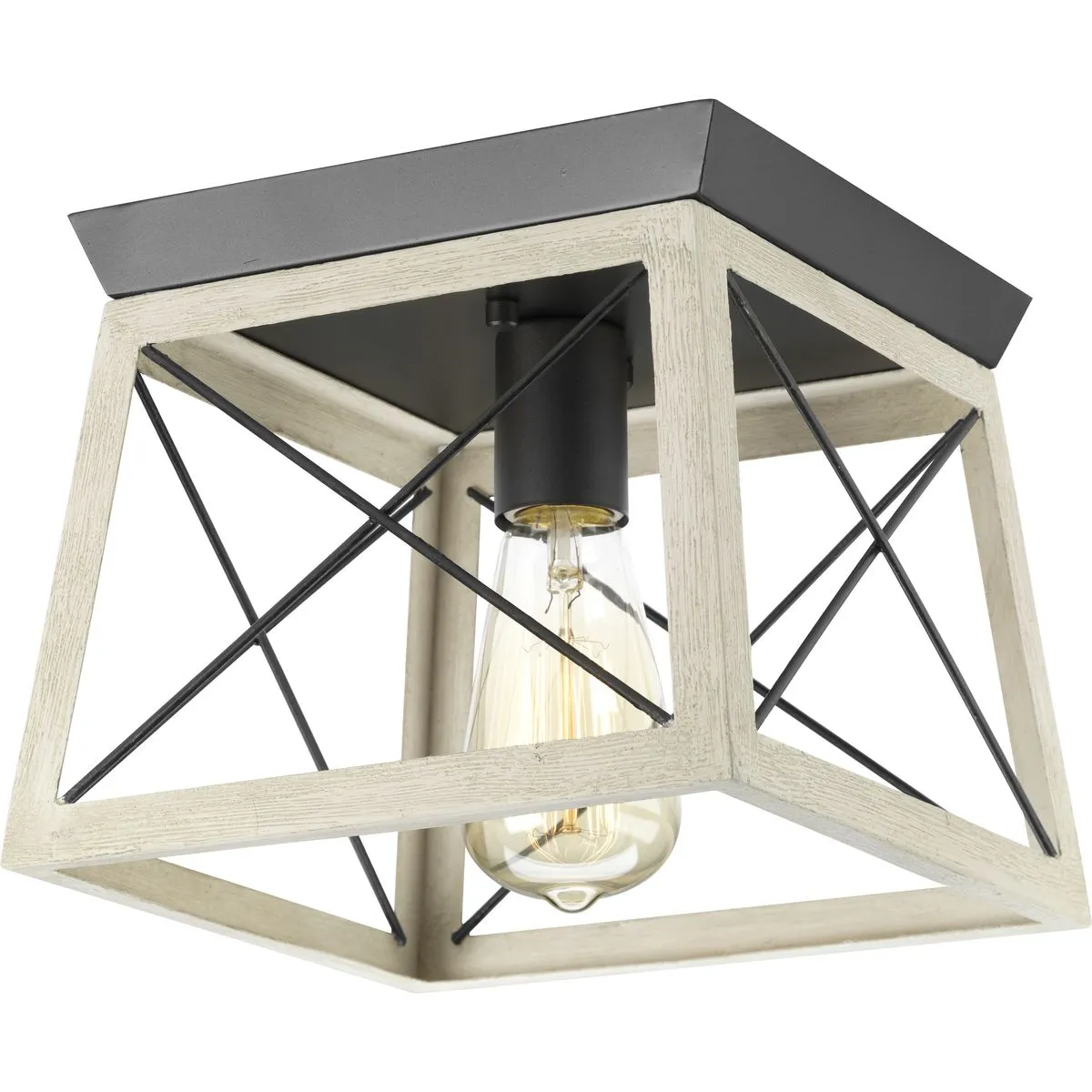 Briarwood Collection One-Light Flush Mount Ceiling Light