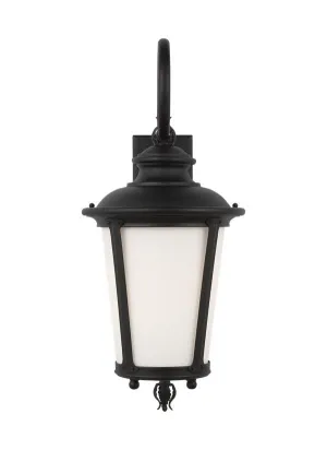 Cape May Collection - One Light Outdoor Wall Lantern | Finish: Black - 88242EN3-12