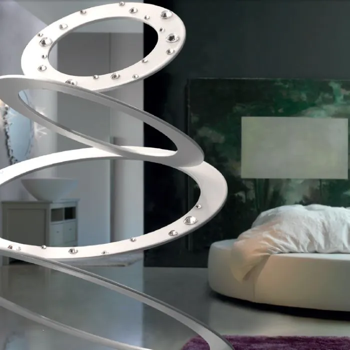 Cassiopea 800/LT floor light with Asfour crystals