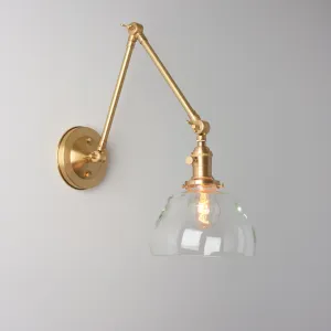 Cassius (Clear) | Adjustable Arms Sconce