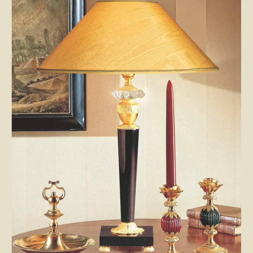 Cast Bronze And Marble Classic Table Lamp