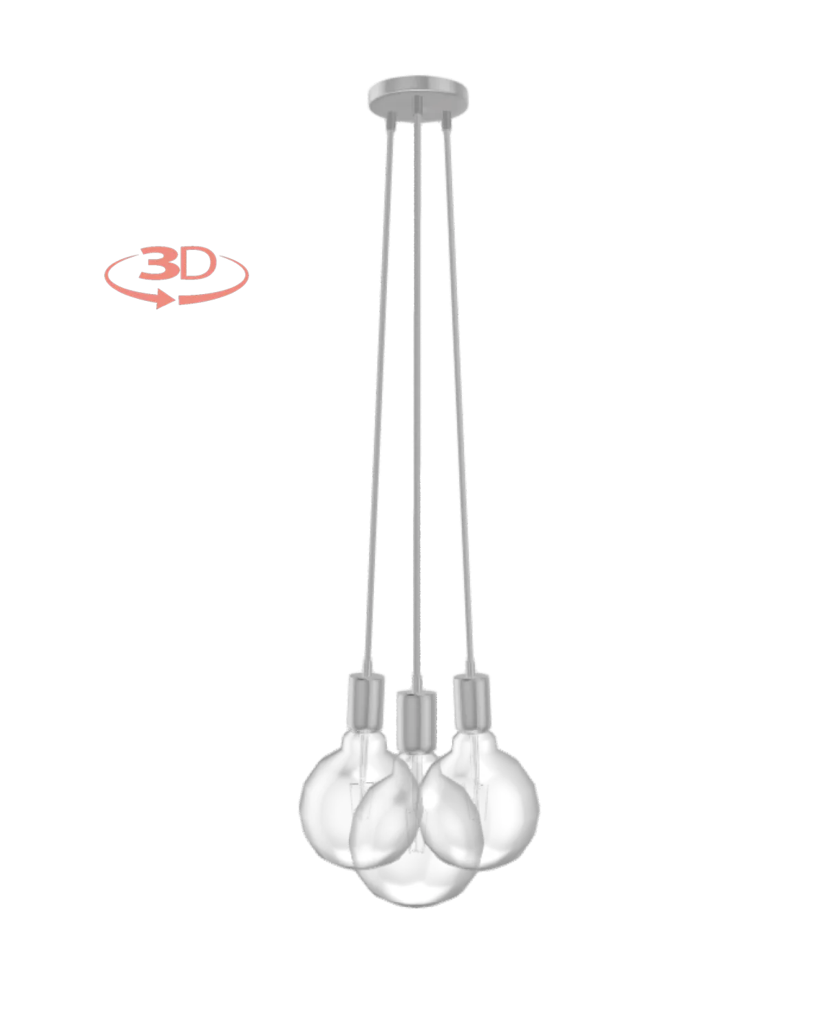 Cluster Chandelier - Even: Design Your Own 3 Pendant