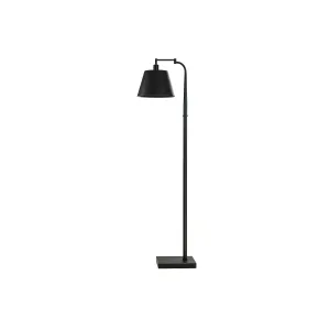 Collective Design By Stylecraft Matte Black Metal Floor Lamp TL77034JCADS - SATIN BLACK ONE SIZE