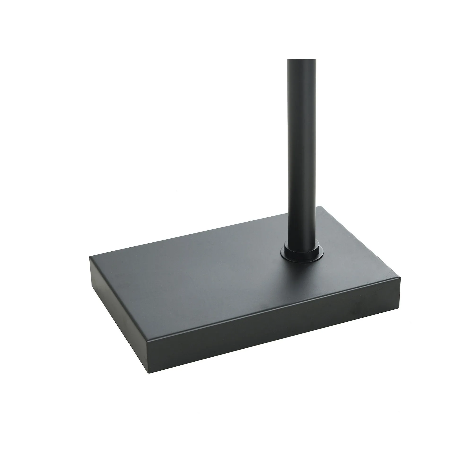 Collective Design By Stylecraft Matte Black Metal Floor Lamp TL77034JCADS - SATIN BLACK ONE SIZE