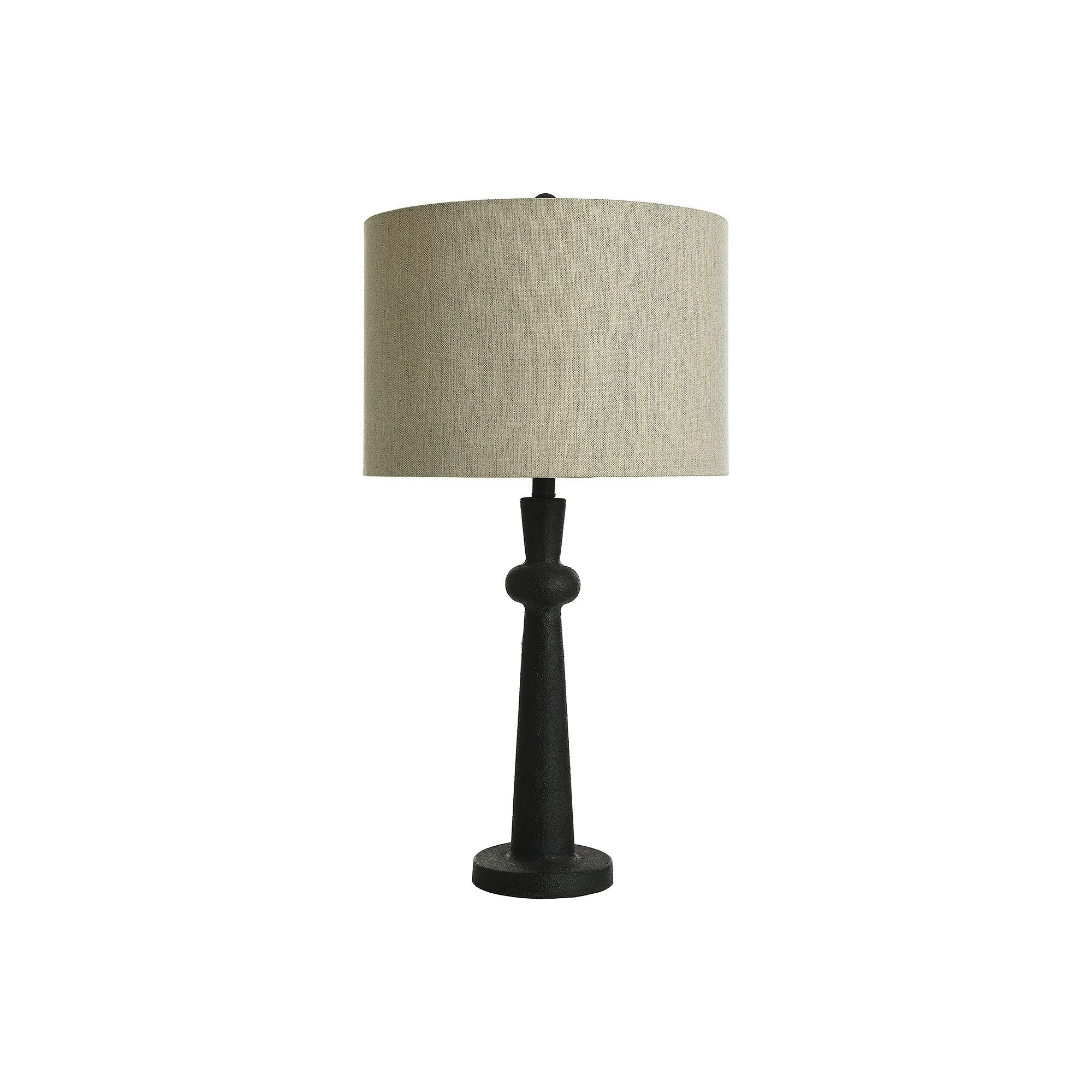 Collective Design By Stylecraft Textured Dark Bronze Iron Table Lamp Textured Dark Bronze
