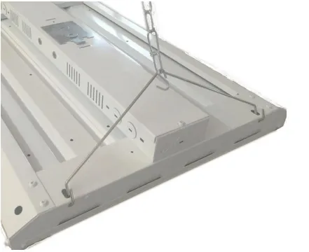 Condor Premium 4FT LED Linear High Bay Fixture, 400 Watt, 54,000 Lumens, CCT Selectable 4000K/5000K, Equal to 10 Lamp 54W T5, or 1000 Watt MH