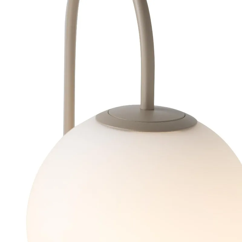 Contemporary Travertine Table Lamp