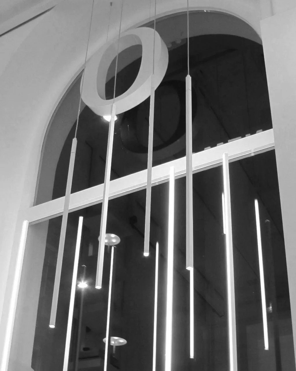 Contemporary Vertical Line Pendant Light | Linescape