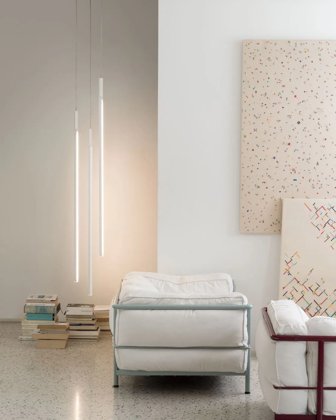 Contemporary Vertical Line Pendant Light | Linescape