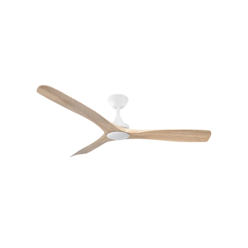 Contoured Blades Ceiling Fan with White Motor | Spitfire DC | ThreeSixty