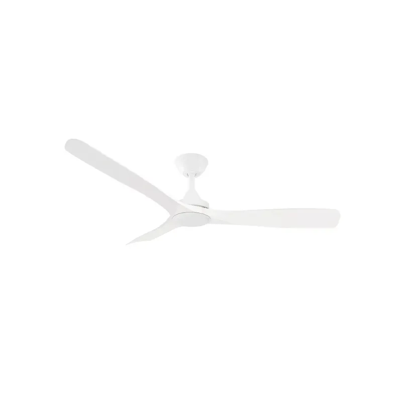 Contoured Blades Ceiling Fan with White Motor | Spitfire DC | ThreeSixty