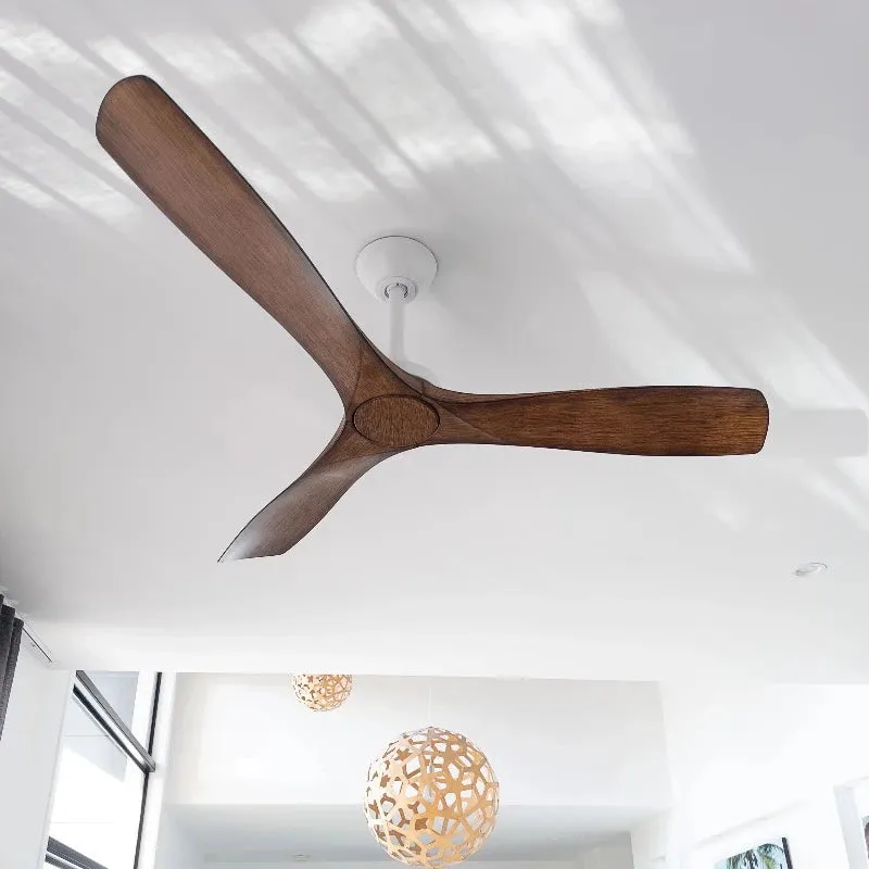 Contoured Blades Ceiling Fan with White Motor | Spitfire DC | ThreeSixty