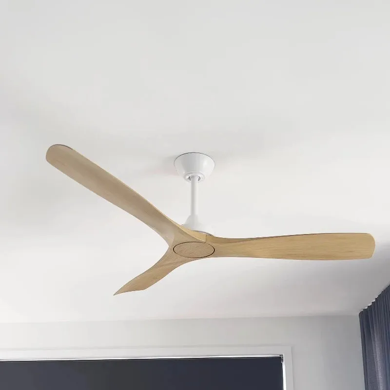 Contoured Blades Ceiling Fan with White Motor | Spitfire DC | ThreeSixty